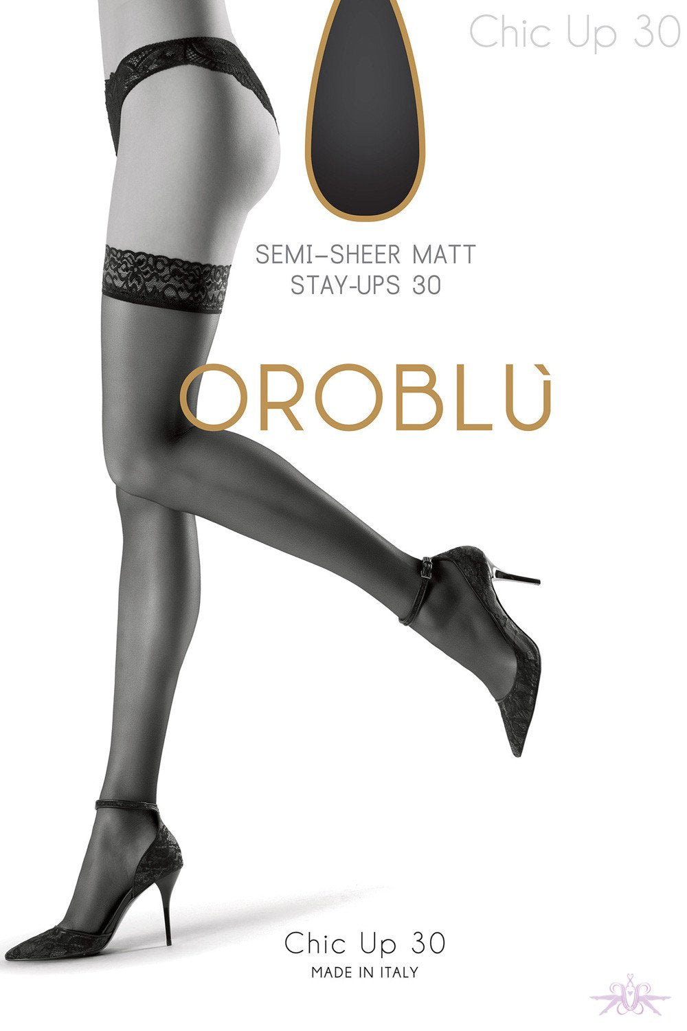Oroblu Chic Up 30 Hold Ups - The Hosiery Box