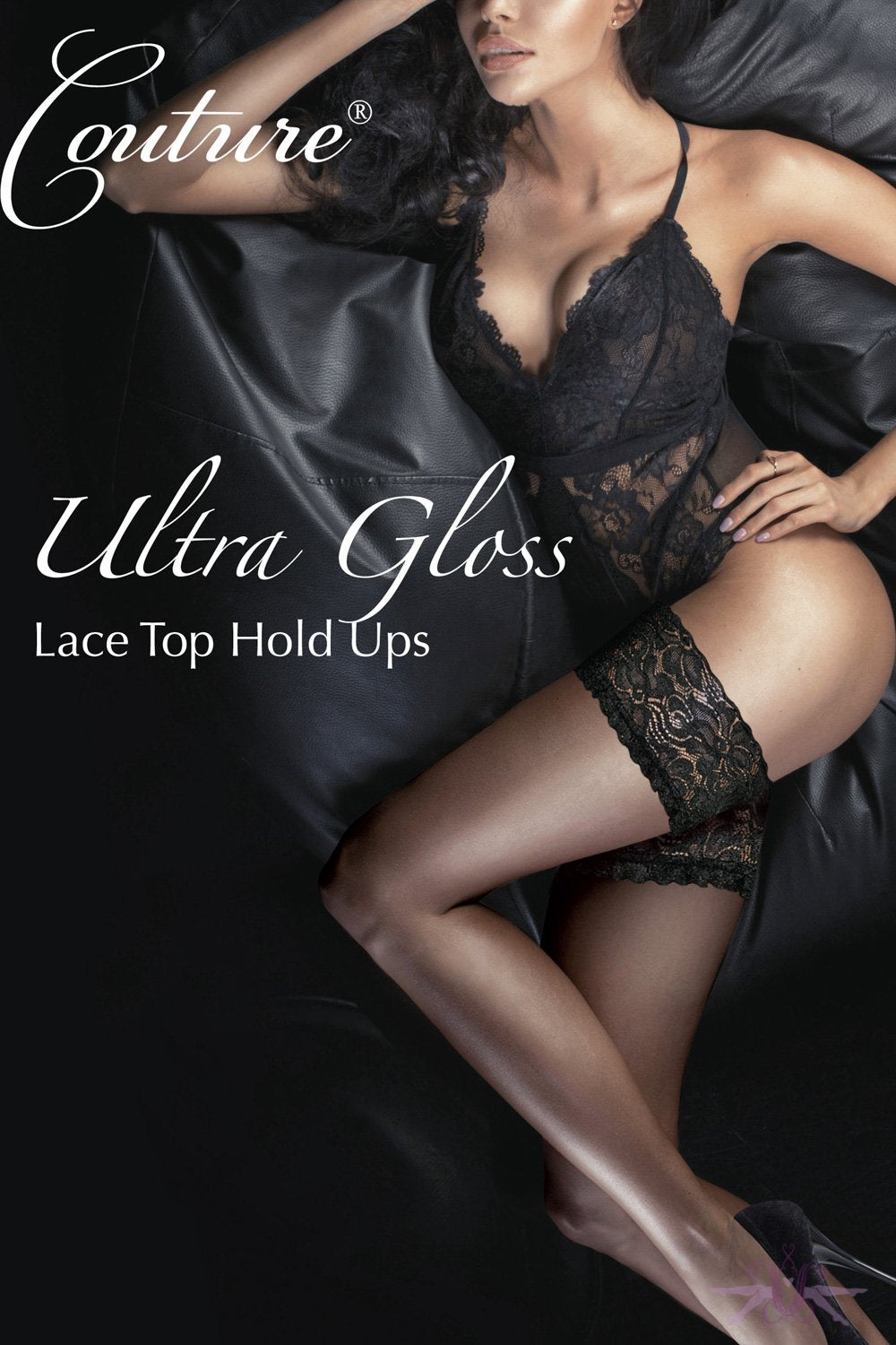 Couture Ultra Gloss Lace Hold Ups