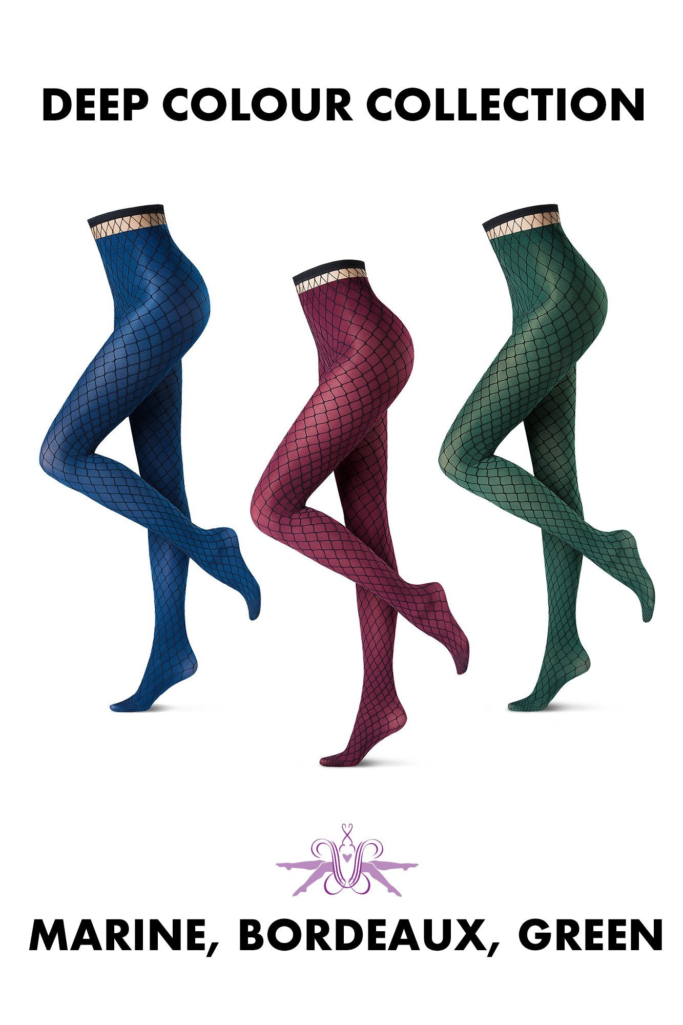 Oroblu Fishnet Glamour and All Colours 50 Tights - The Hosiery Box