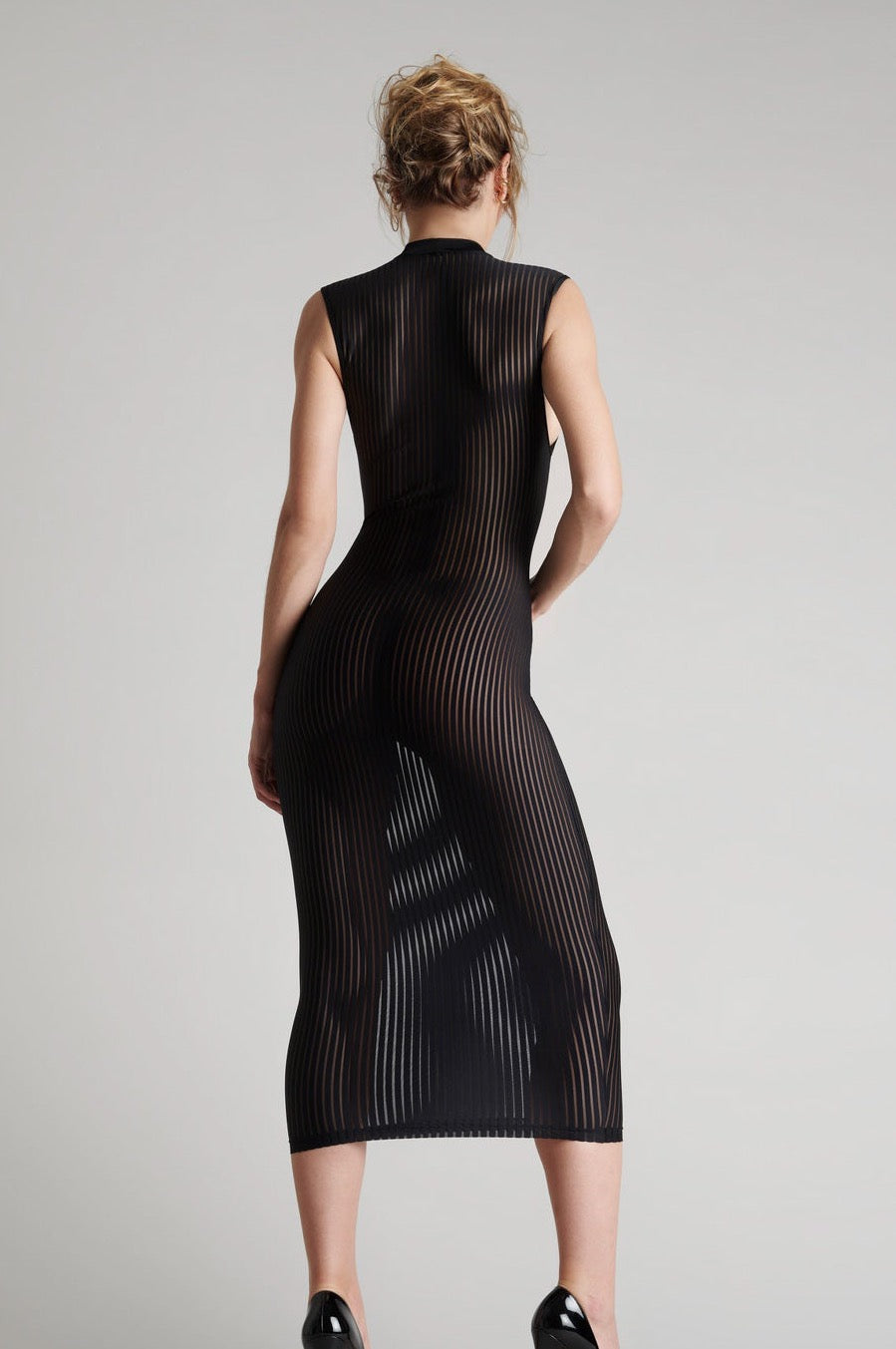 Maison Close Bande à Part Long Sleeveless Dress