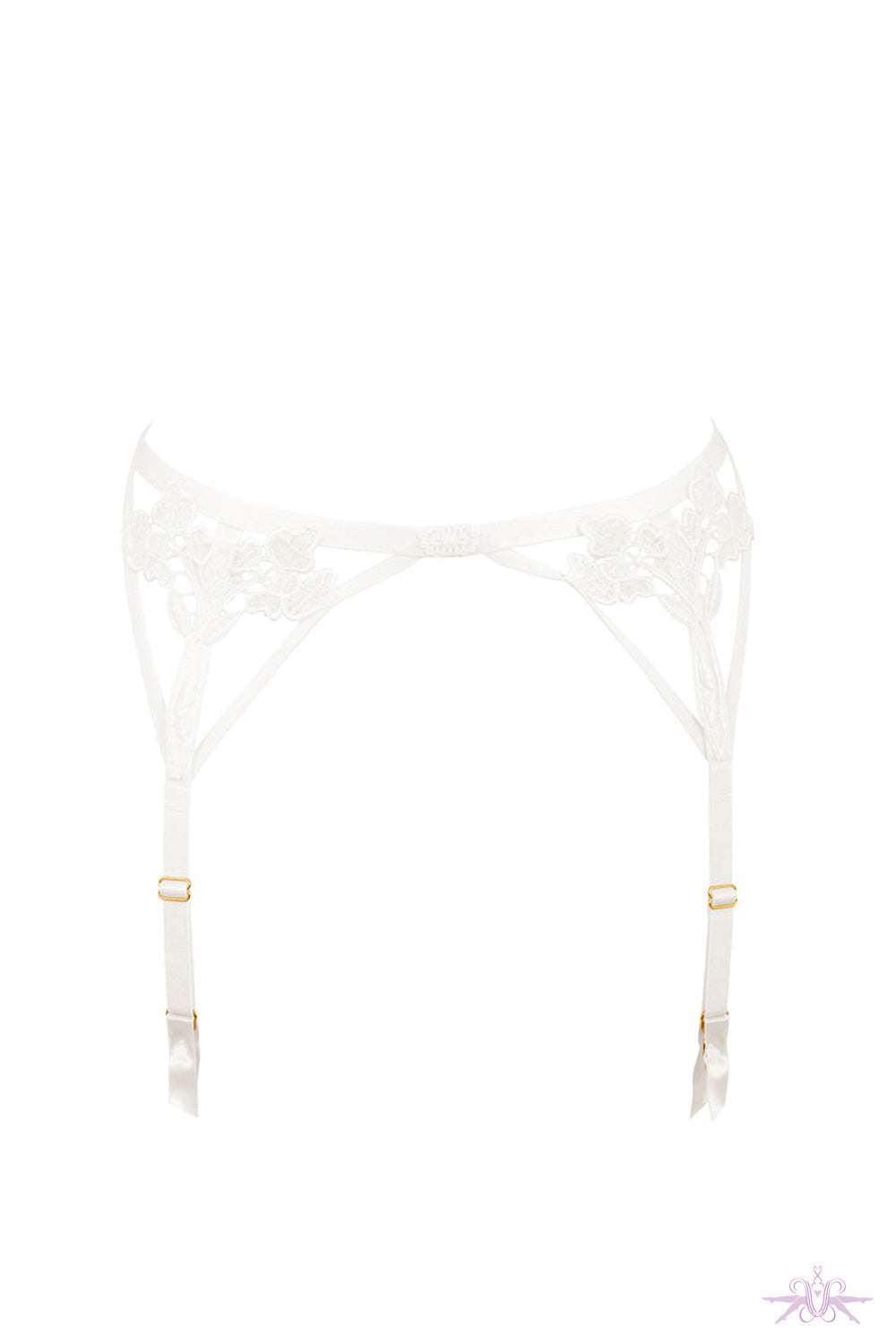 Bluebella Nova Suspender Belt Ivory at the Hosiery Box White and Ivory ...