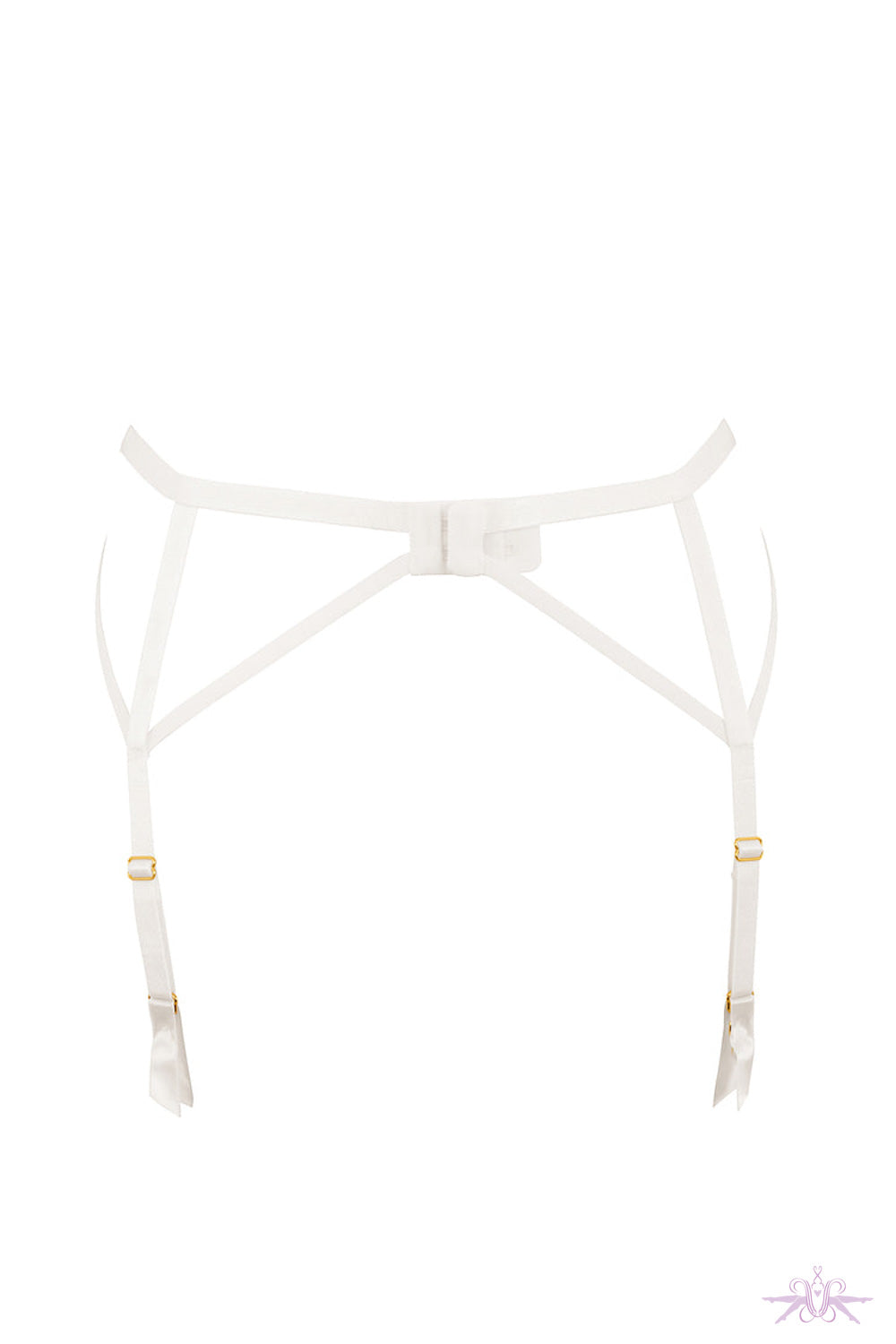 Bluebella Nova Suspender Belt Ivory at the Hosiery Box White and Ivory ...