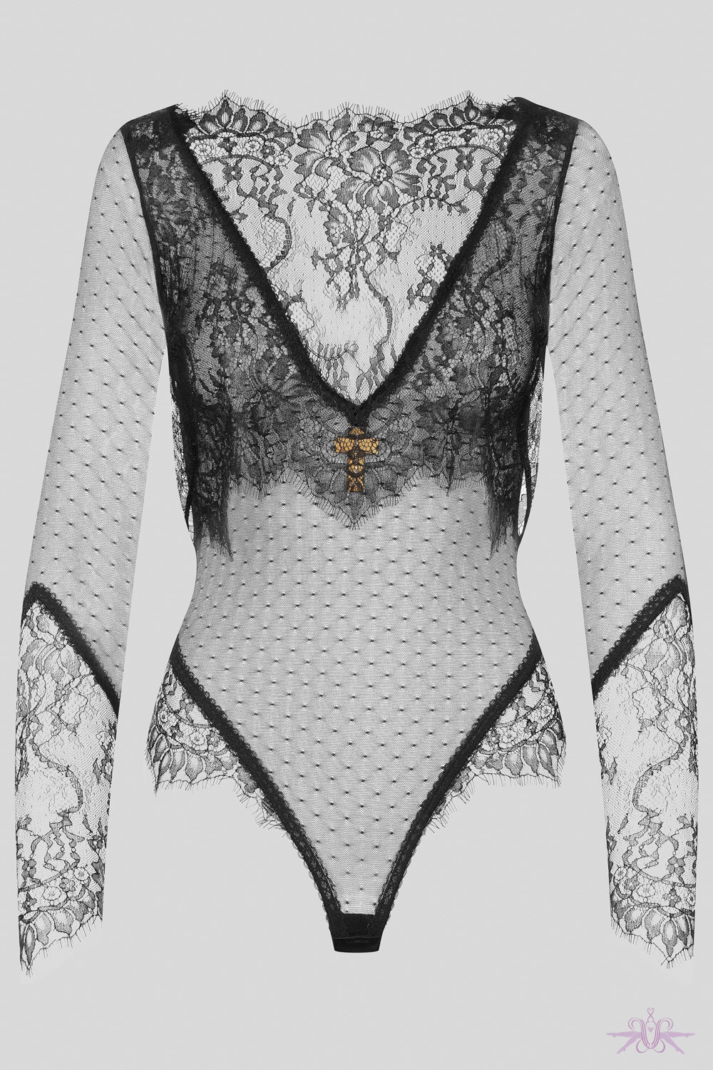 Maison Close Inspiration Divine Long Sleeved Thong Body at the Hosiery ...