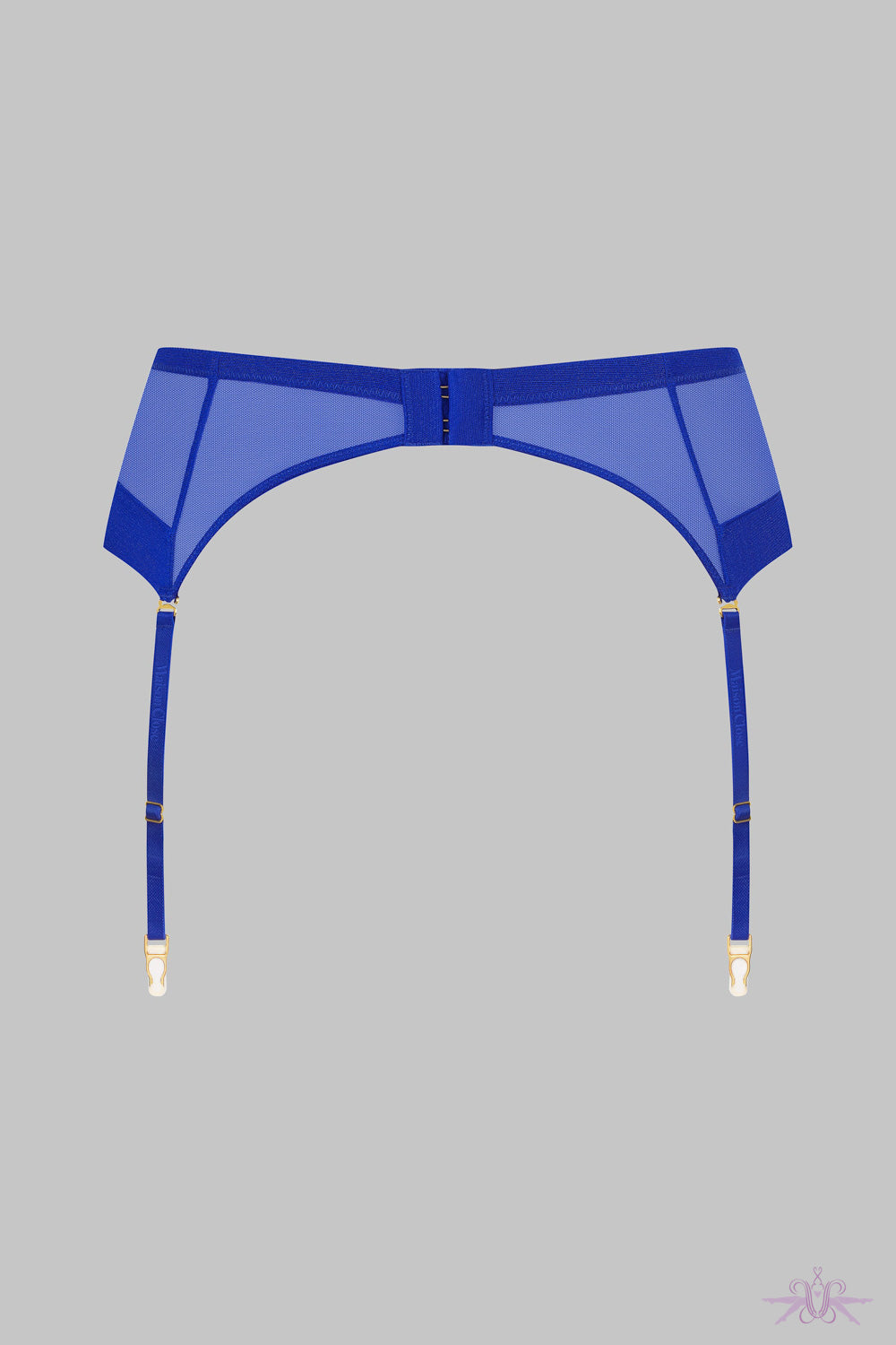 Maison Close Corps a Corps Blue Suspender Belt at The Hosiery Box Maison Close Corps a Corps Blue Suspender Belt at The Hosiery Box