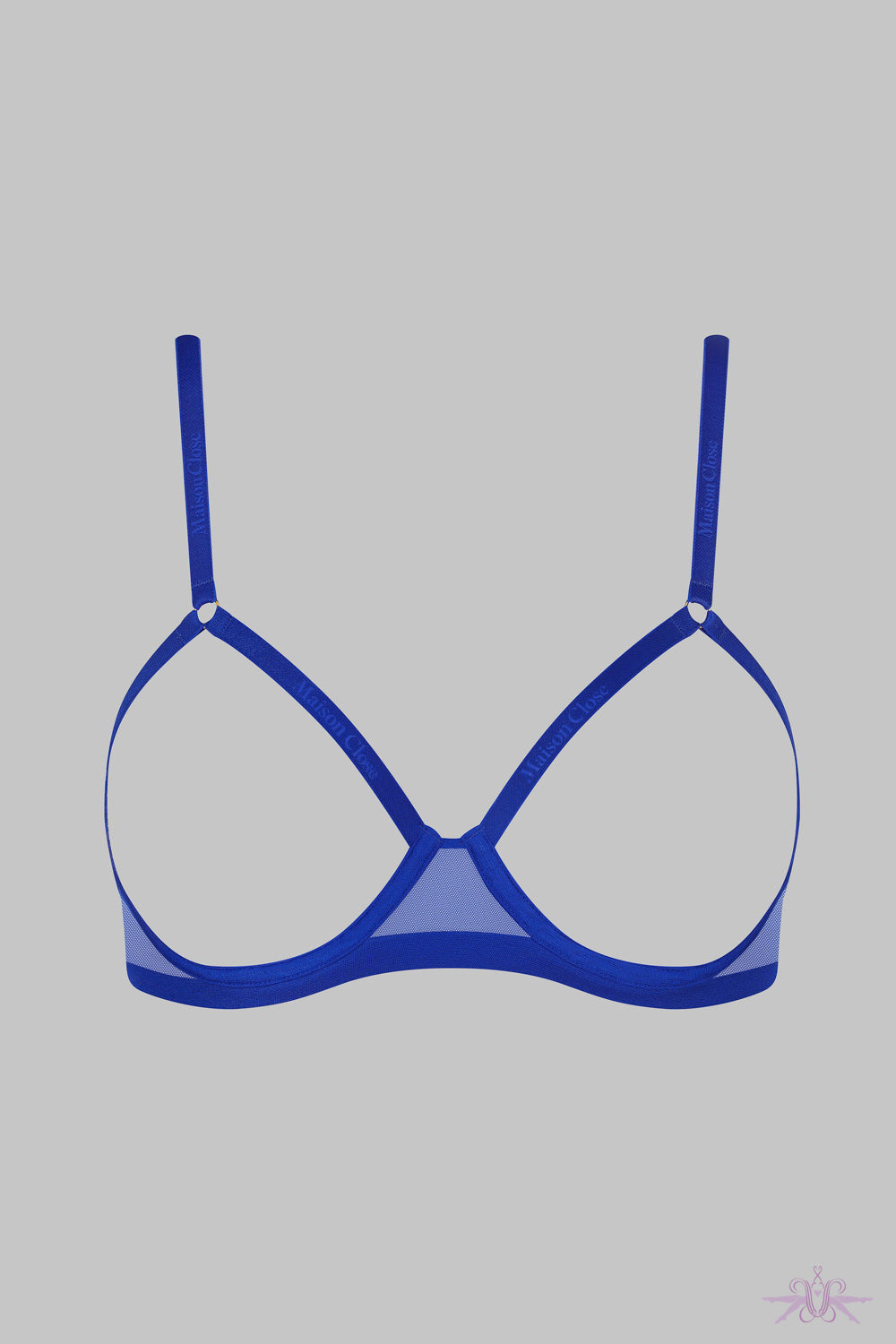 Maison Close Corps a Corps Blue Naked Breast Bra