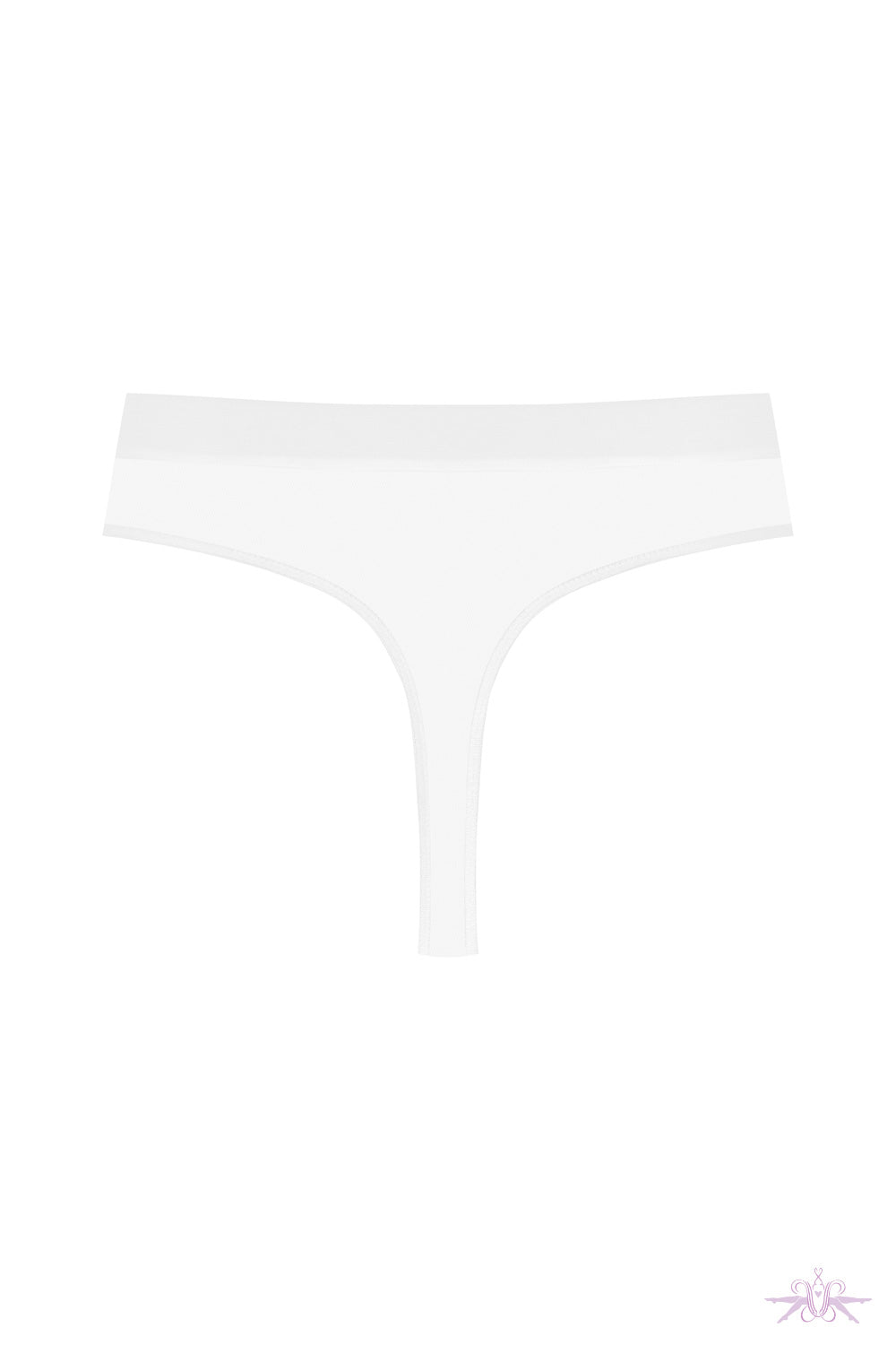 Maison Close Corps a Corps White High Thong