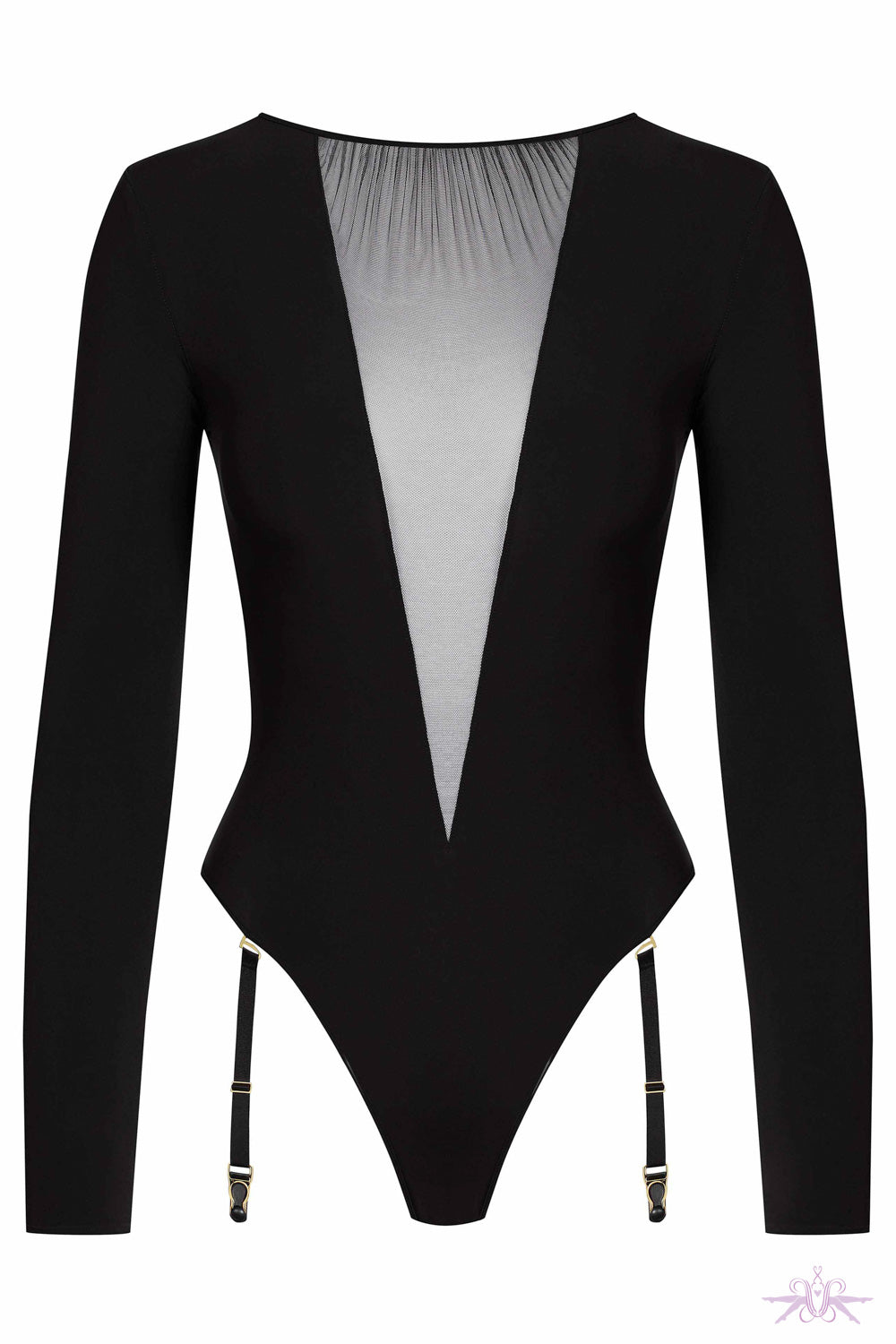 Maison Nuit Fauve Long Sleeved Body with Suspenders
