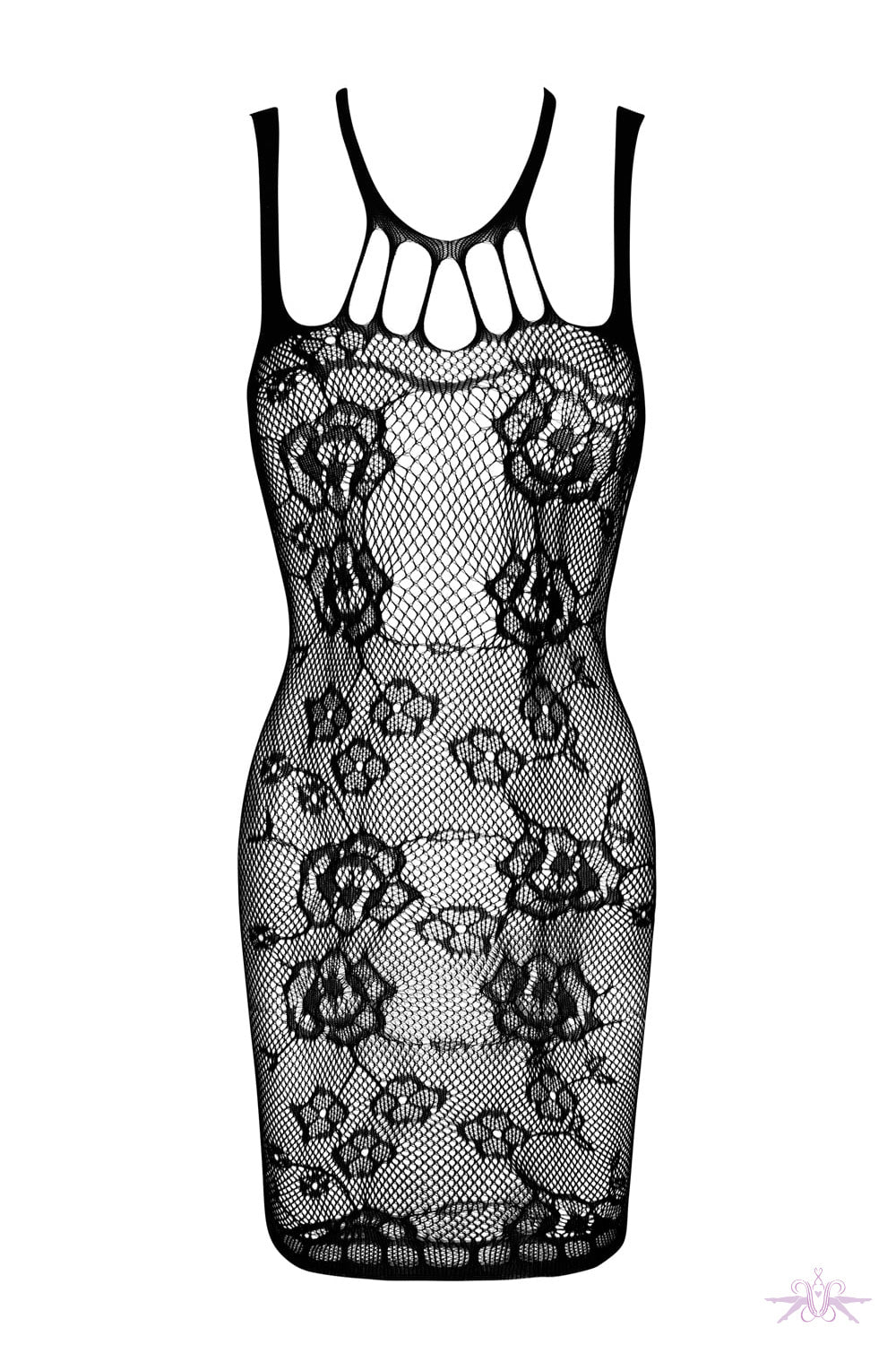 Beauty Night Anya Fishnet Short Dress at the Hosiery Box Fishnet