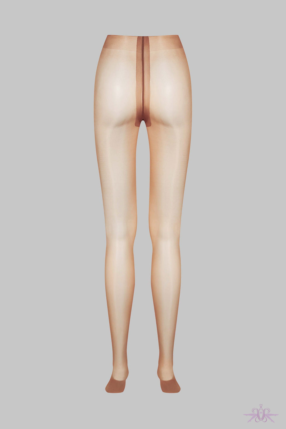 Maison Close Satin 10 Denier Caramel Tights