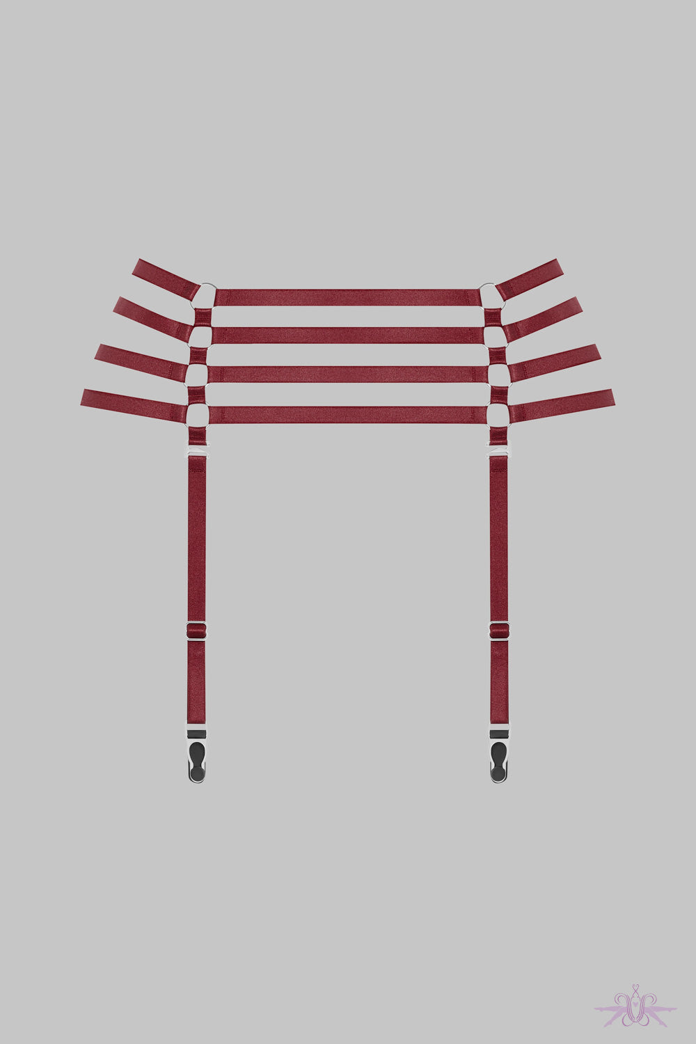 Maison Close Les Fetiches Burgundy Garter Belt at The Hosiery Box Maison Close Les Fetiches Burgundy Garter Belt at The Hosiery Box