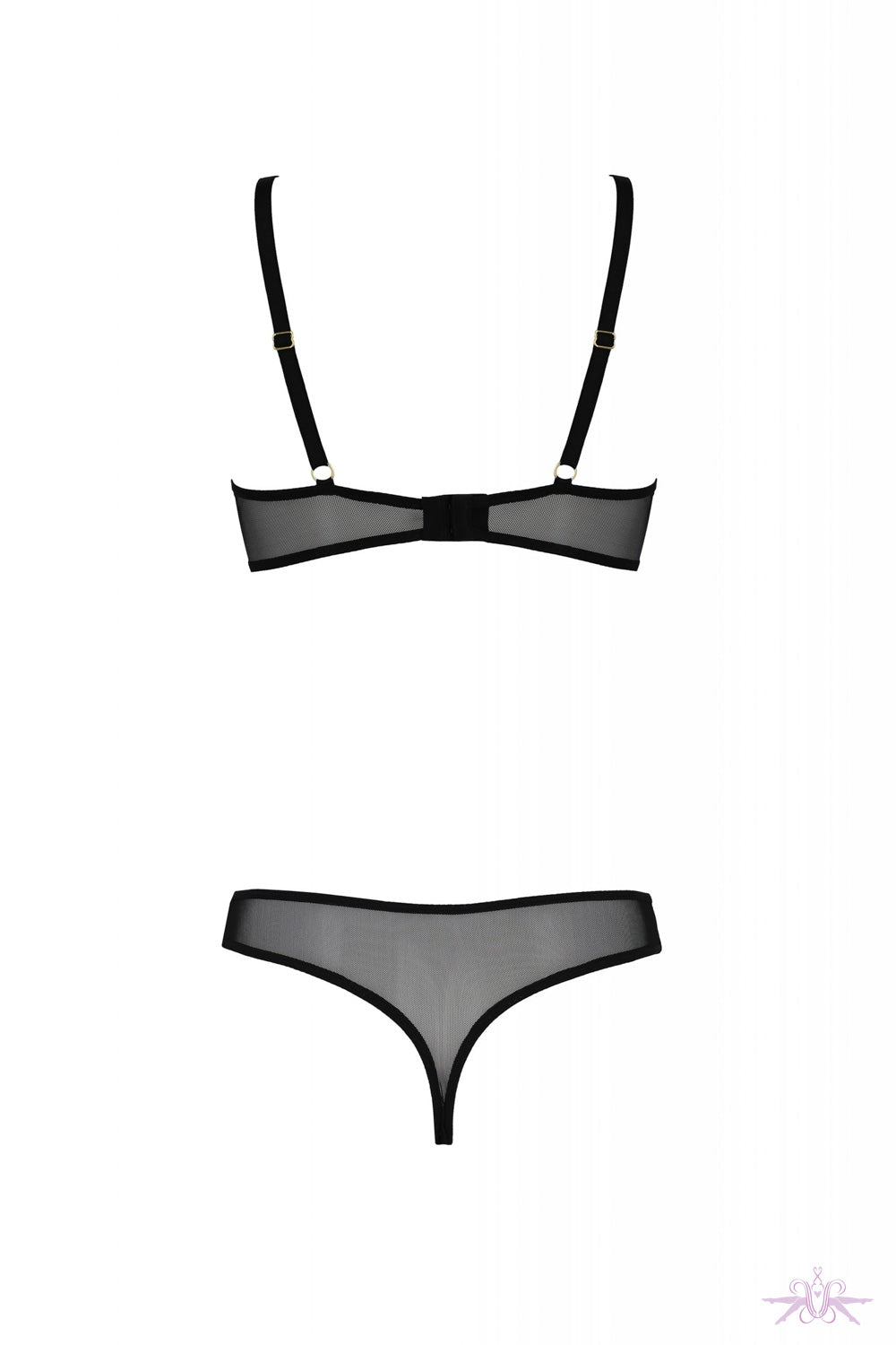 Passion Marina Black Bodysuit