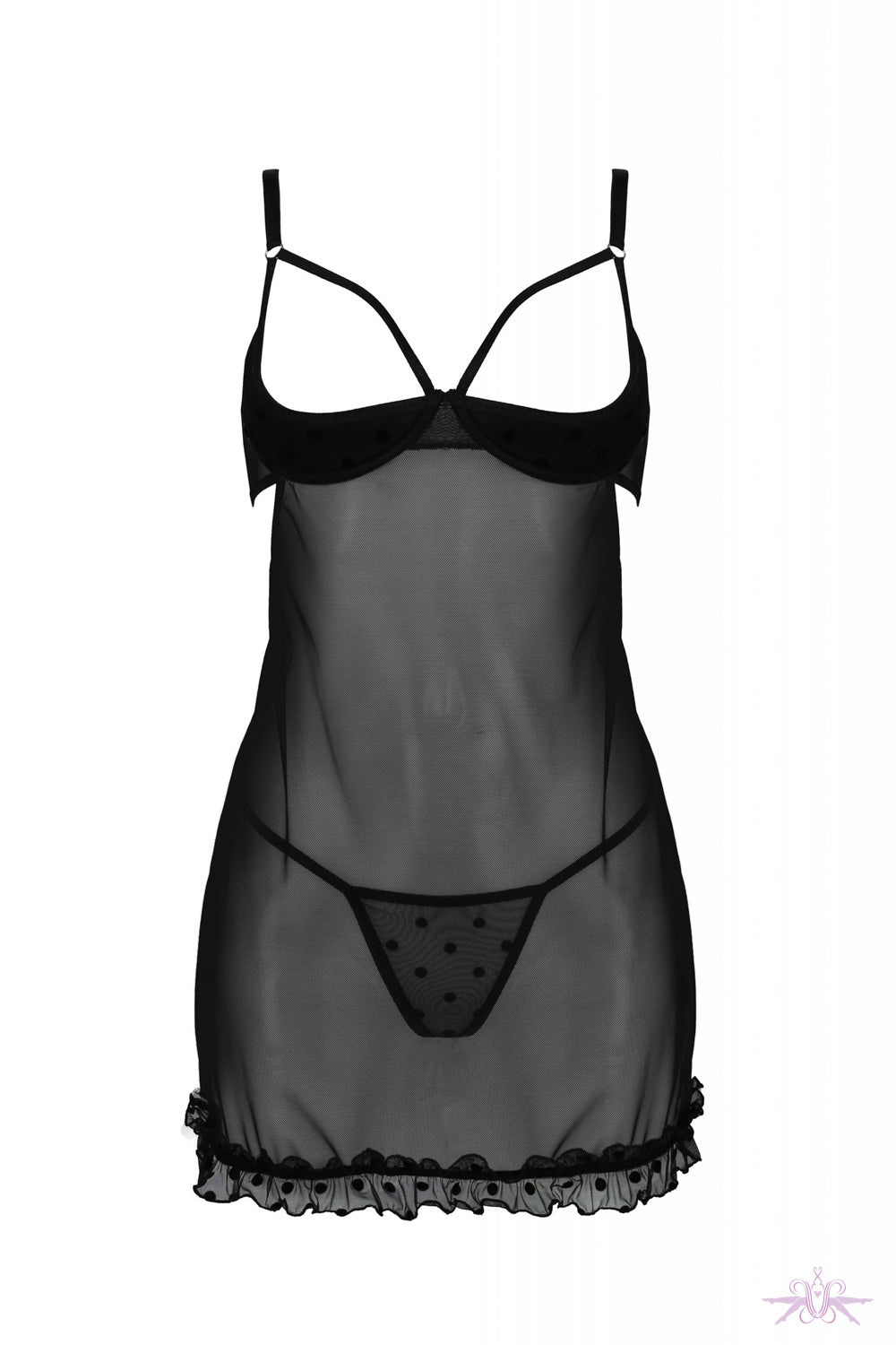 Passion Marina Black Chemise