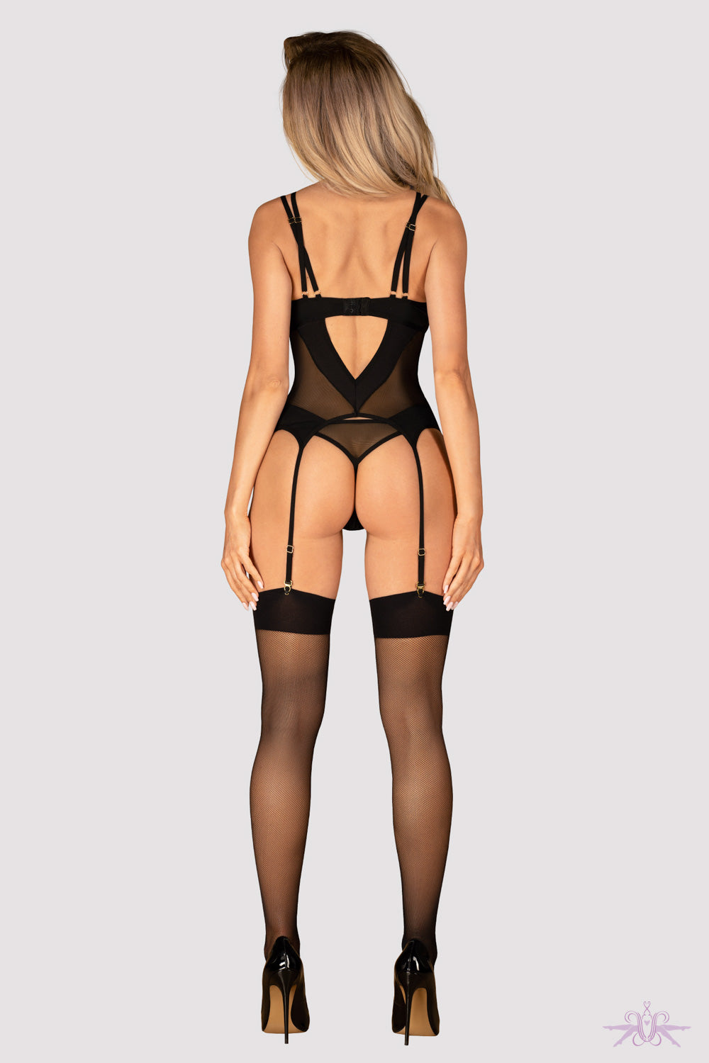 Obsessive Fishnet Black Stockings