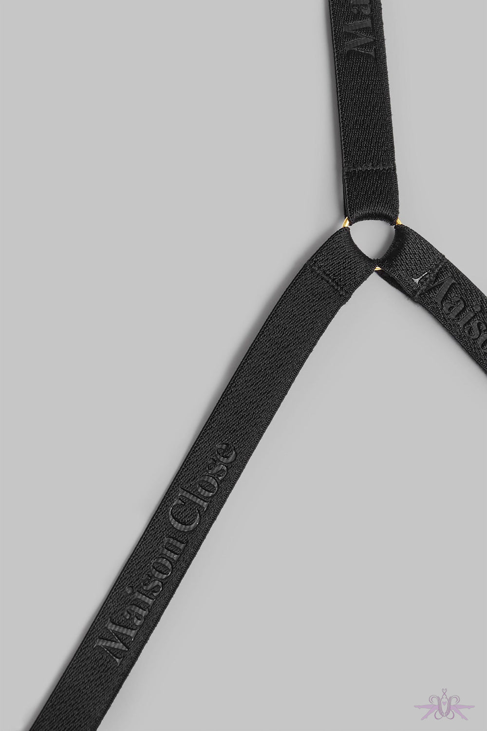 Maison Close Corps a Corps Black Naked Breast Bra