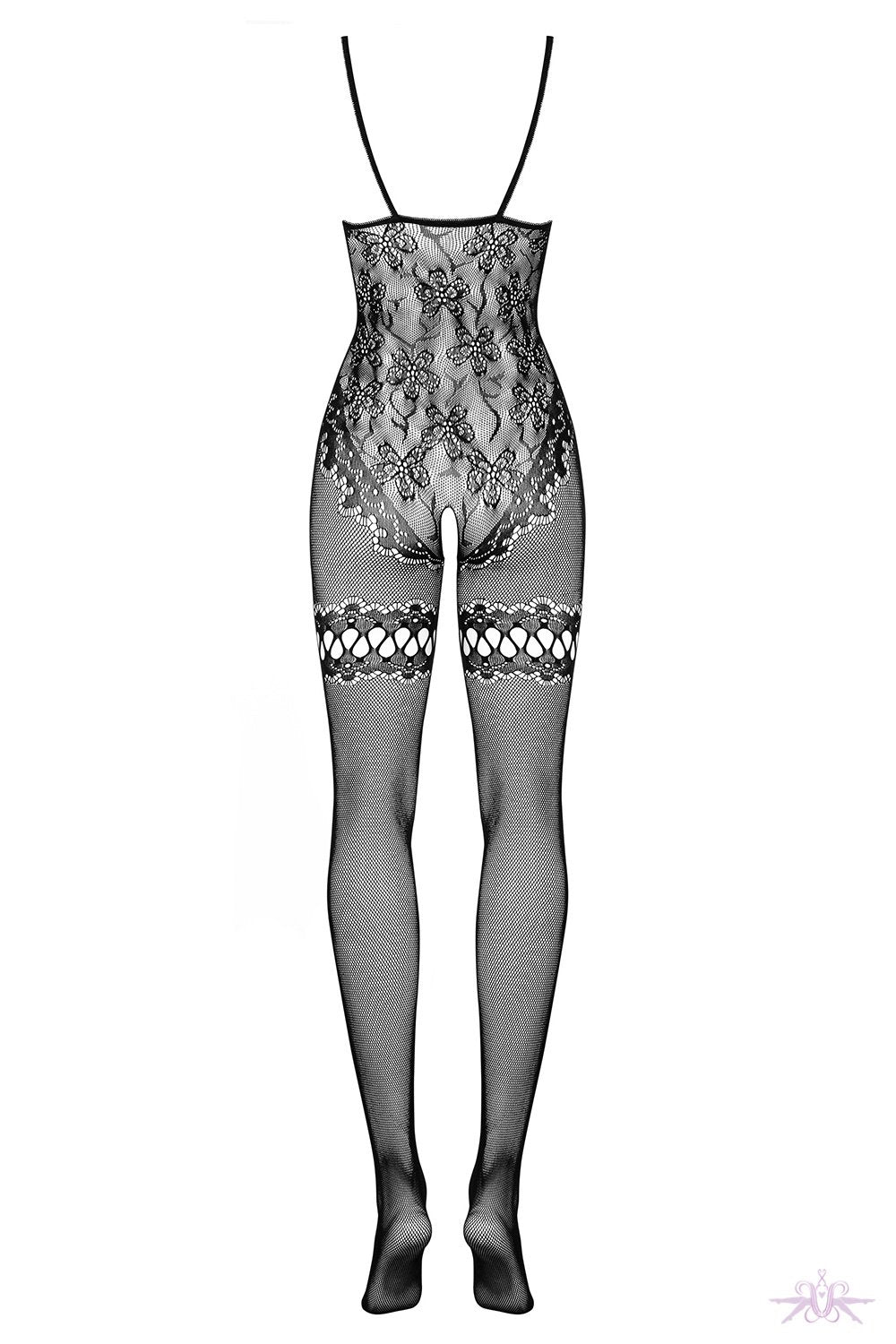 Obsessive Floral Fishnet Bodystocking