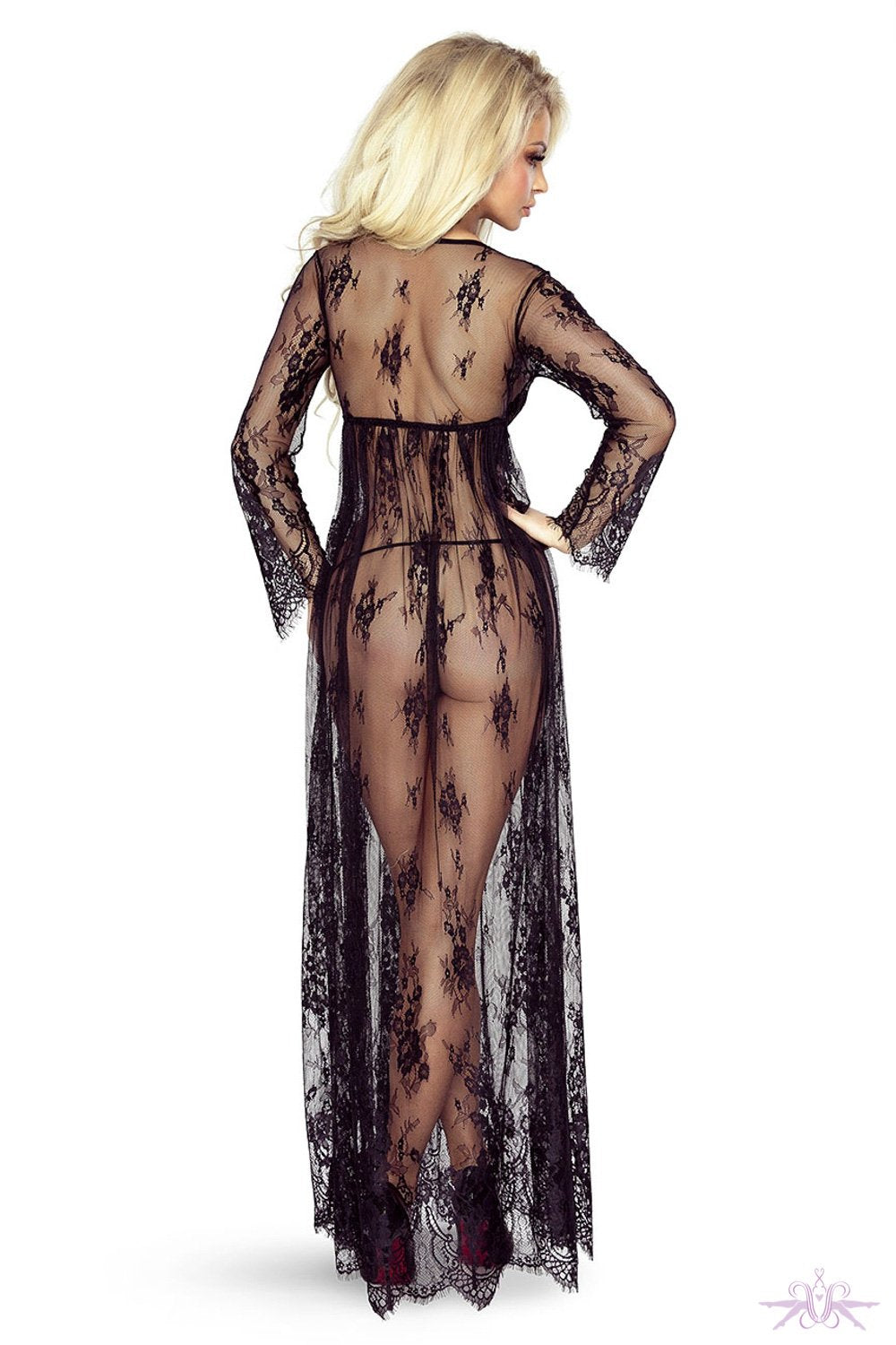 Provocative Long Lace Gown