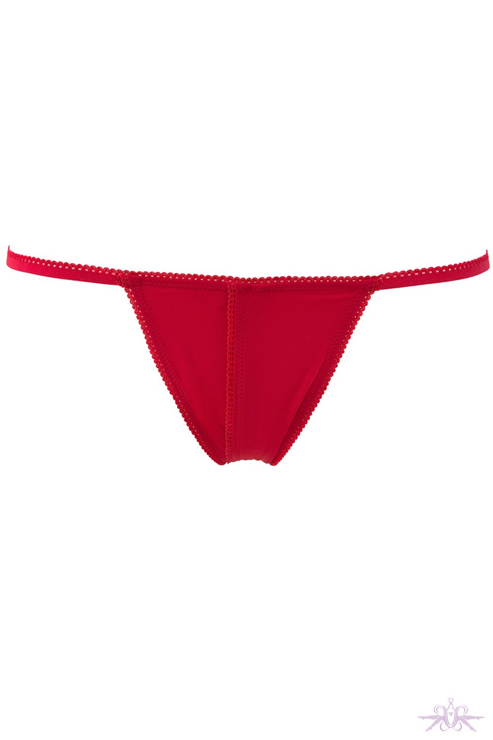 Maison Close Le Petit Secret Red Open Thong