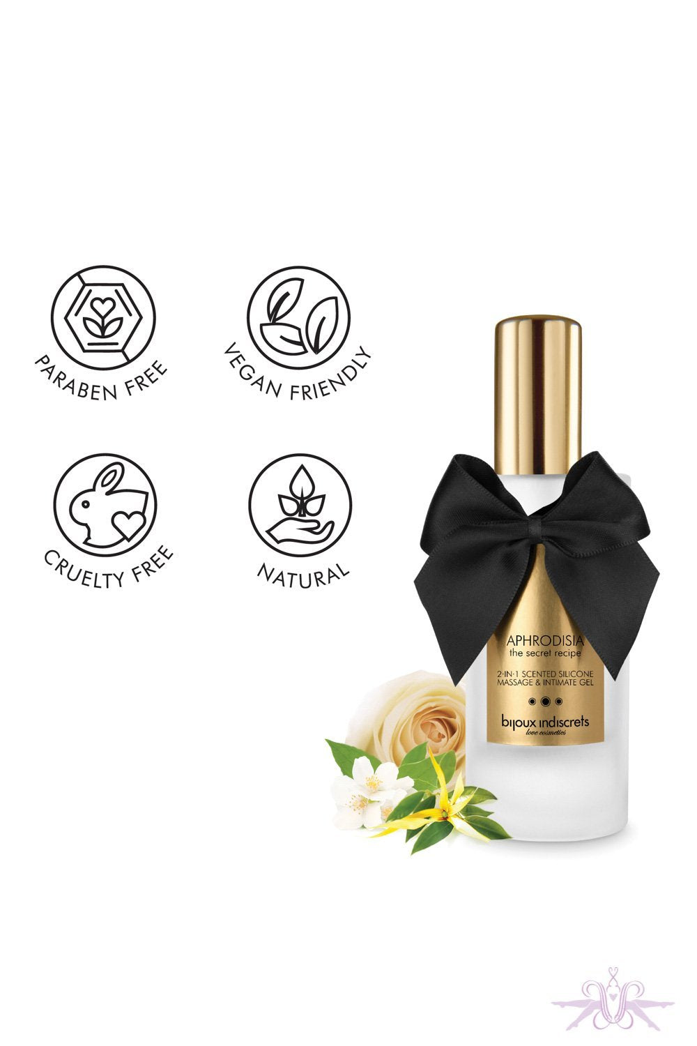 Bijoux Indiscrets Aphrodisia 2 in 1 Scented Silicone Massage and Intimate Gel