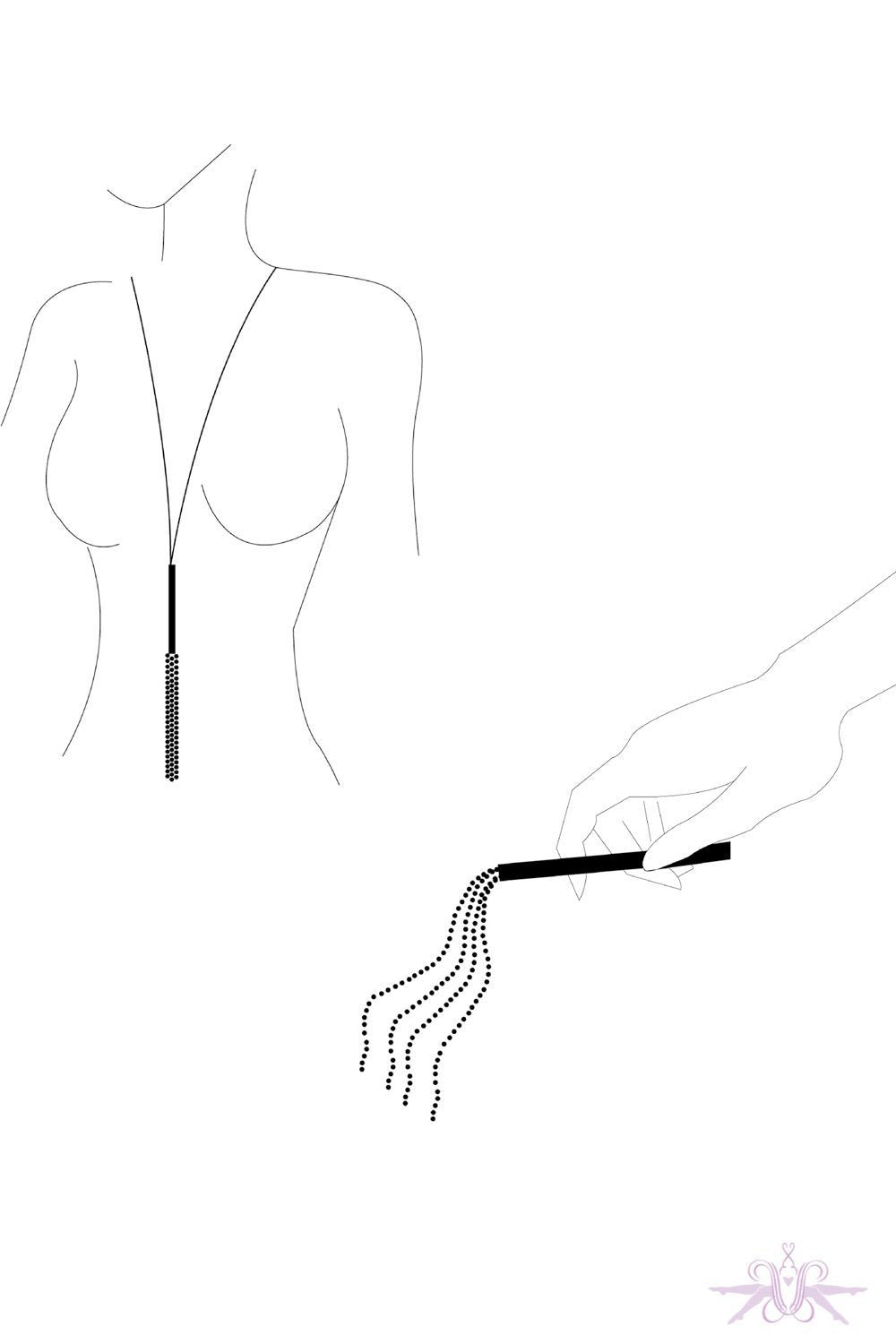 Bijoux Indiscrets Magnifique Gold Necklace Whip