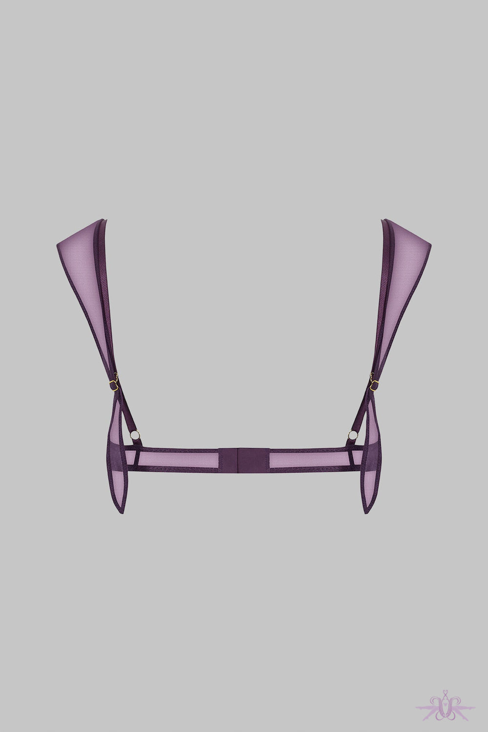 Maison Close L&#39;Amoureuse Violet Orchid Naked Scarf Bra