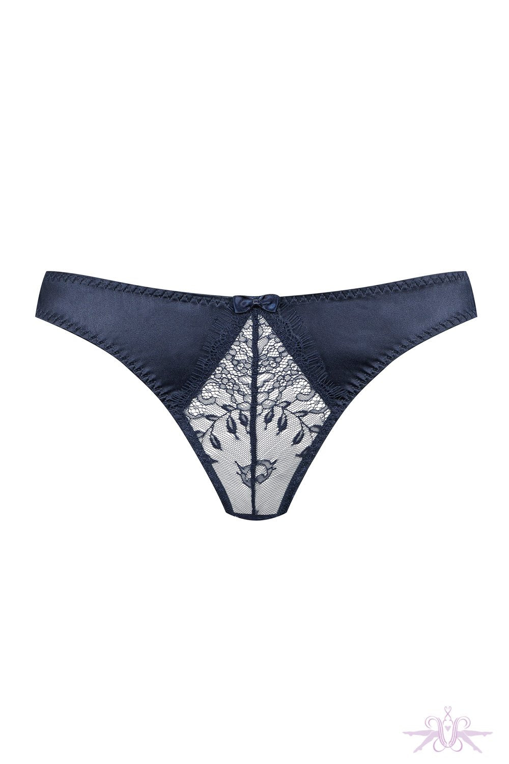Maison Close Villa Satine Blue Thong Harness