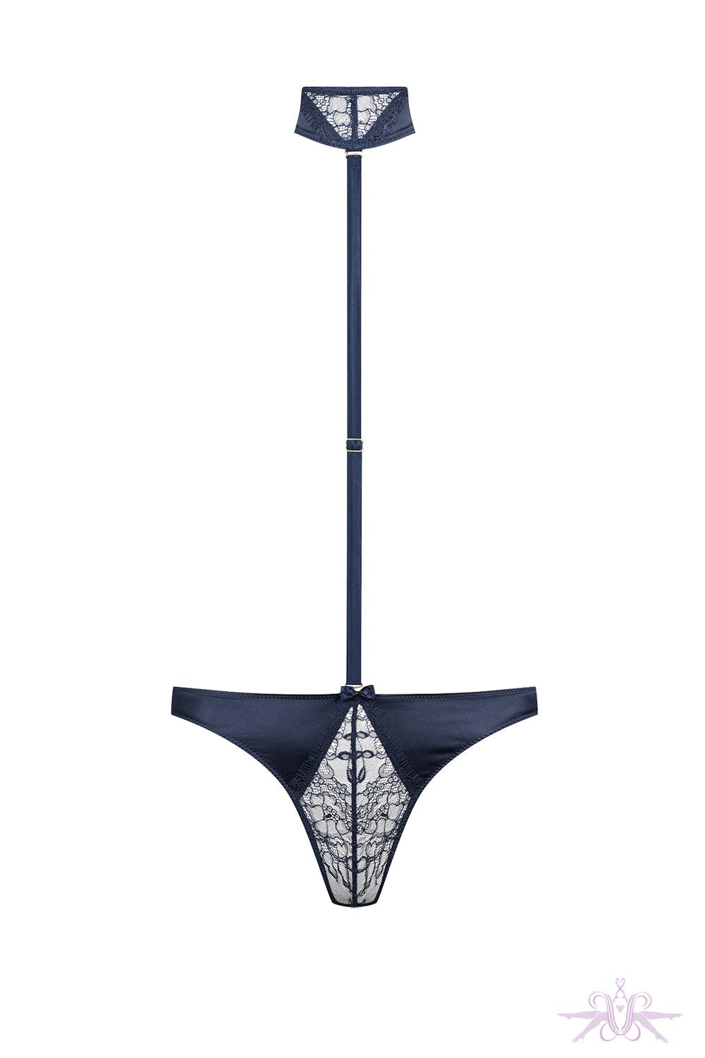 Maison Close Villa Satine Blue Thong Harness