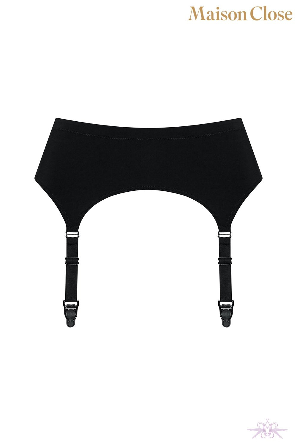 Maison Close Pure Tentation Black Garter Belt at The Hosiery Box Maison Close Pure Tentation Black Garter Belt at The Hosiery Box