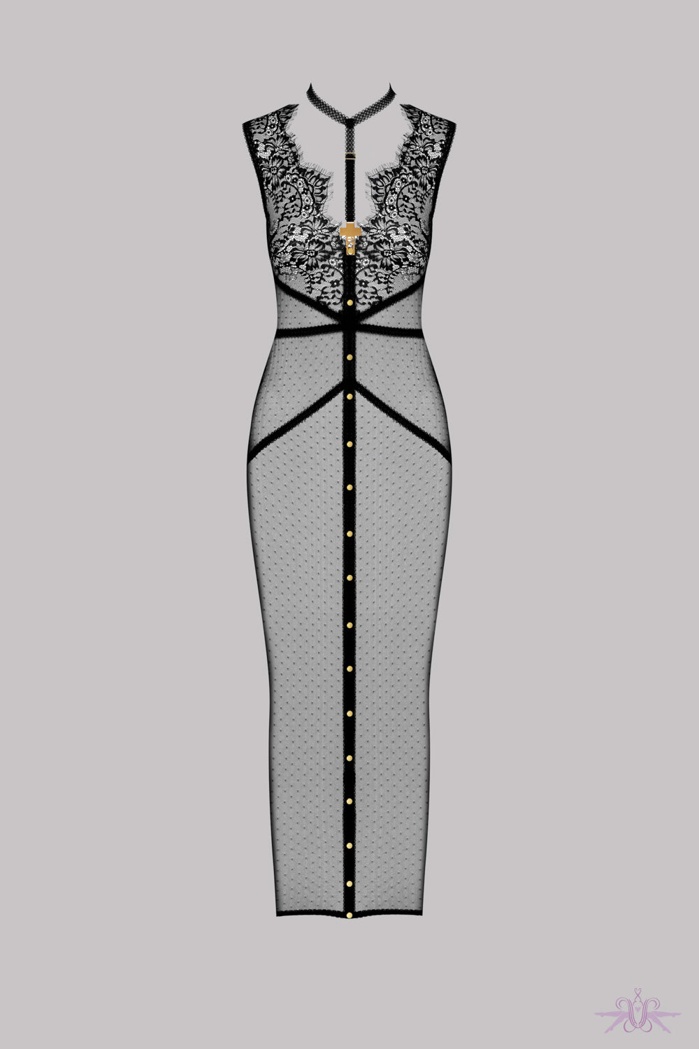 Maison Close Inspiration Divine Long Lace Black Dress at Hosiery Box Black Lingerie - The Hosiery Box Maison Close Inspiration Divine Long Lace Black Dress at Hosiery Box Black Lingerie - The Hosiery Box