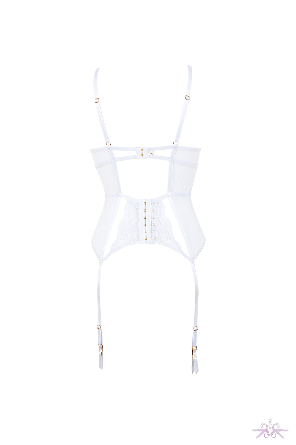 Bluebela Marseille White Basque at the Hosiery Box Basque and 
