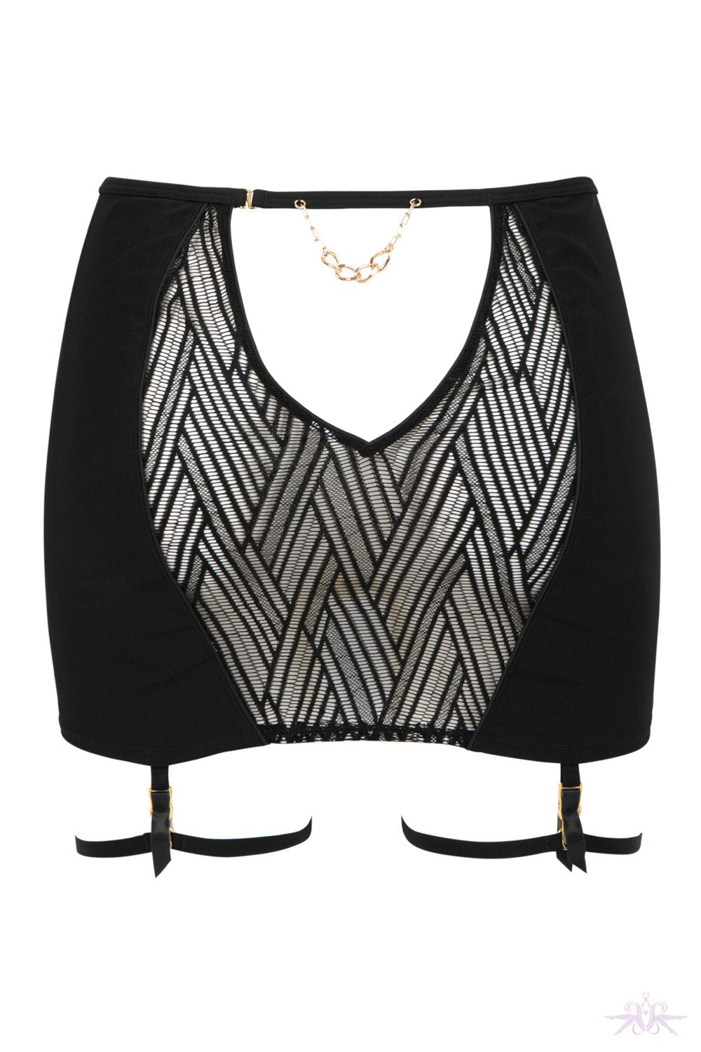 Atelier Amour Onde Sensuelle Suspender Skirt