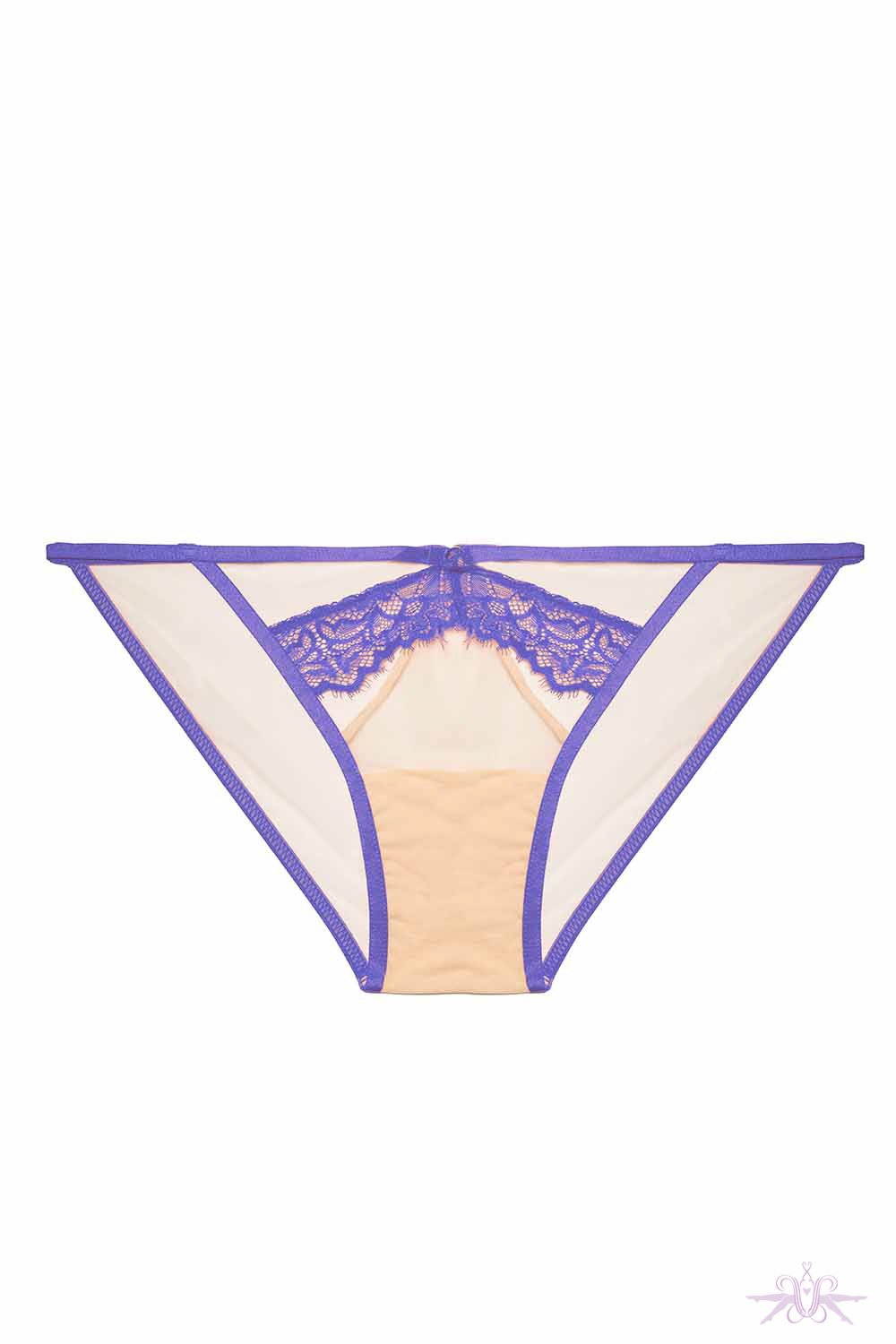 Hustler Mya Blue Lace Brief
