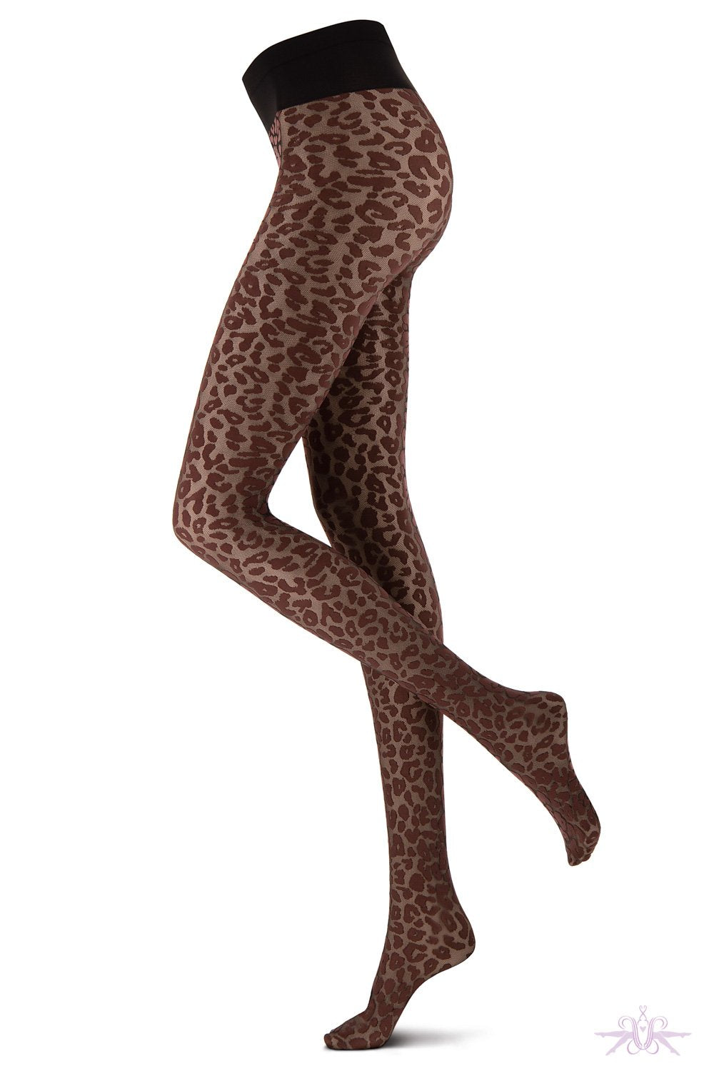 Oroblu Bicolor Leopard Tights Fashion Tights at the Hosiery Box