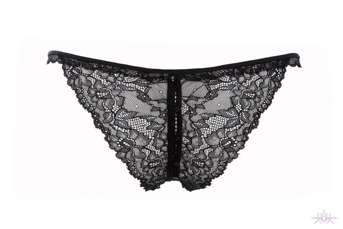 Maison Close Le Petit Secret Dentelle Openable Tanga - The Hosiery Box