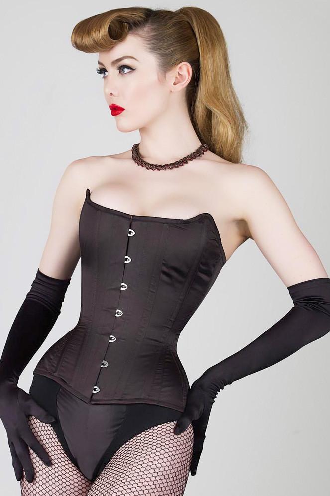 What Katie Did Satin Gloves - The Hosiery Box